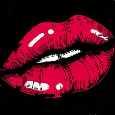 realistic lips