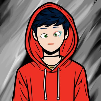 a guy with his hoodie