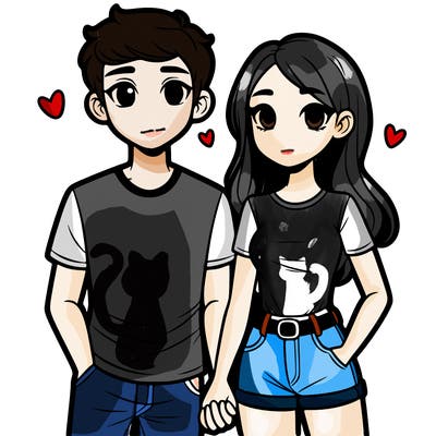 boyfriend and girlfriend