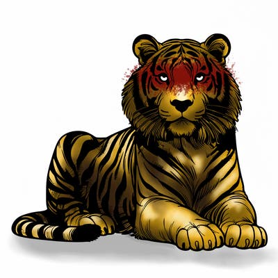 realistic tiger