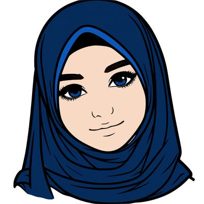 realistic girl with hijap