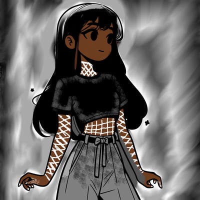 girl in a cute crop top