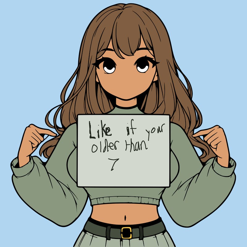 girl holding a blank sign in a long sleeve crop top