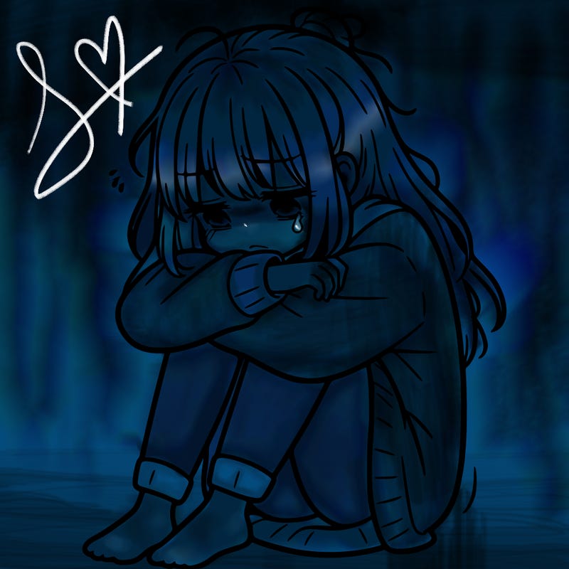 depressed girl