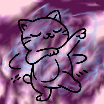 cat dancing