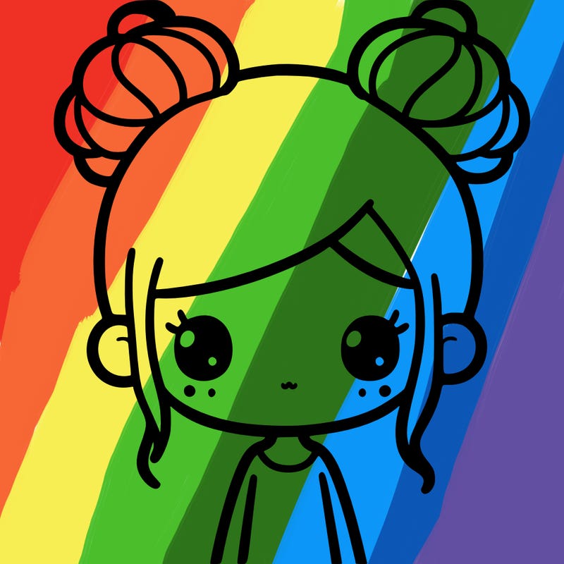 girl with hair buns