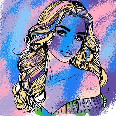 beautiful realistic girl