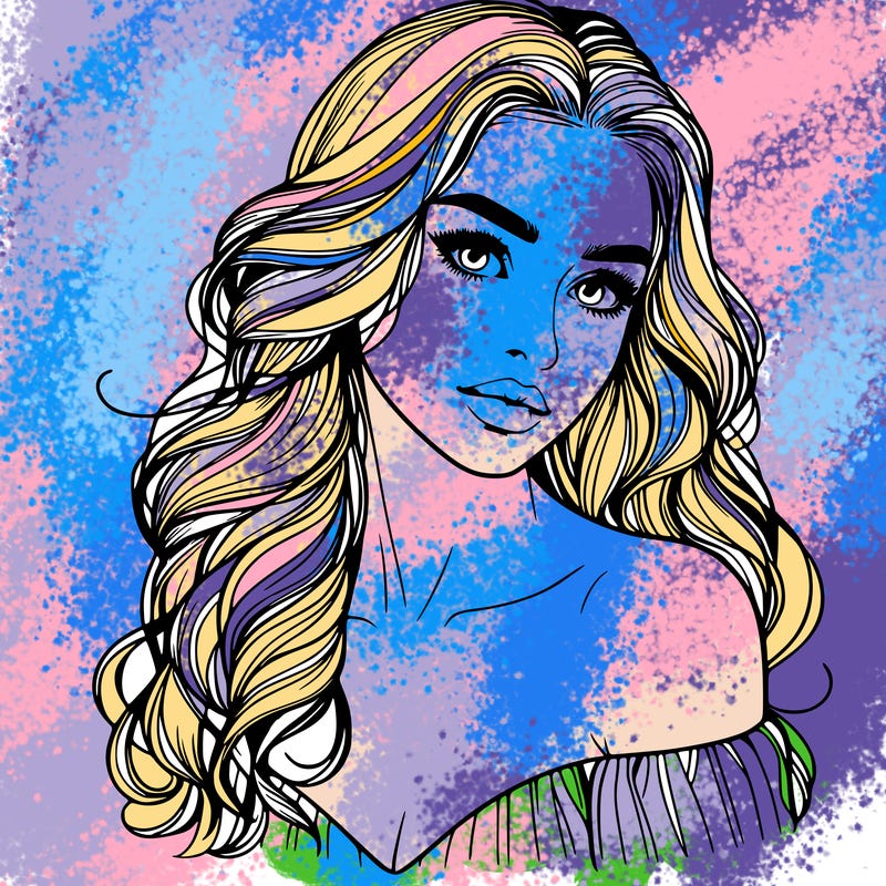 beautiful realistic girl