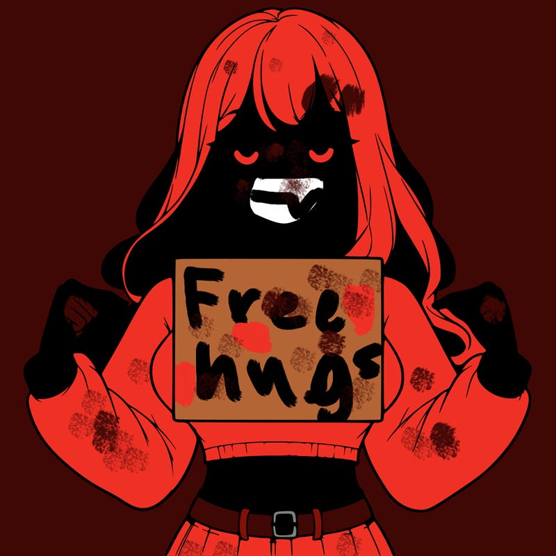 girl holding a blank sign in a long sleeve crop top