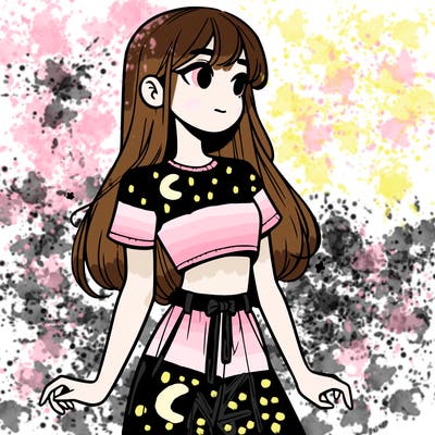 girl in a cute crop top