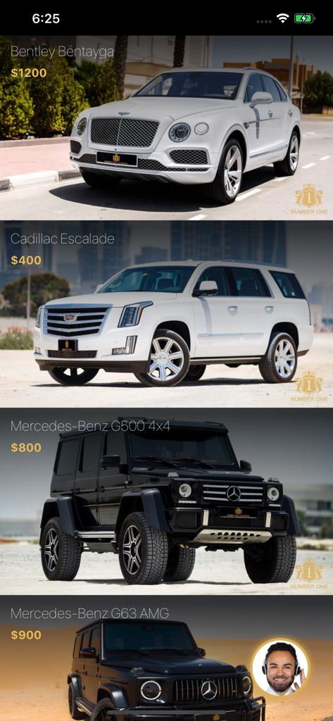 Opzioni di noleggio SUV di lusso a Dubai con Bentley e Mercedes-Benz con tariffe giornaliere