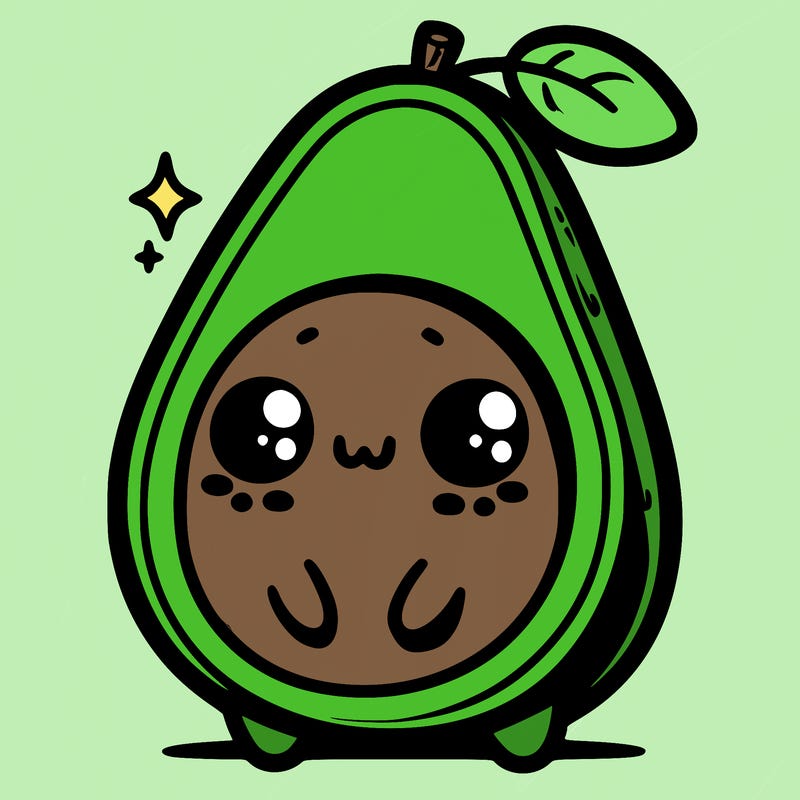 cute avocado
