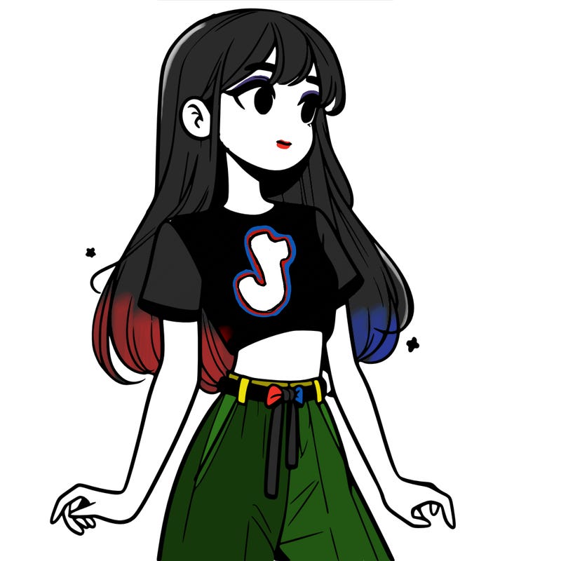 girl in a cute crop top