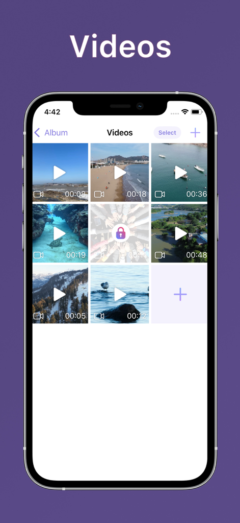 KCalc app lock secure video storage vault interface