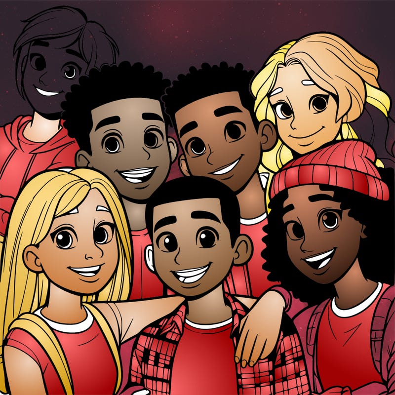 a mixed friend group