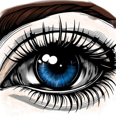 realistic eye