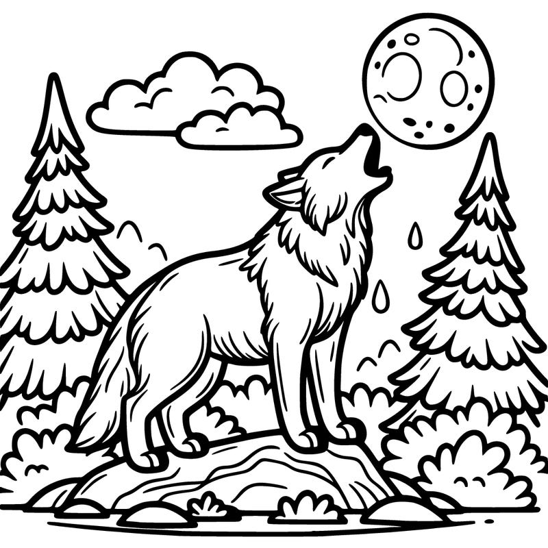 howling wolf