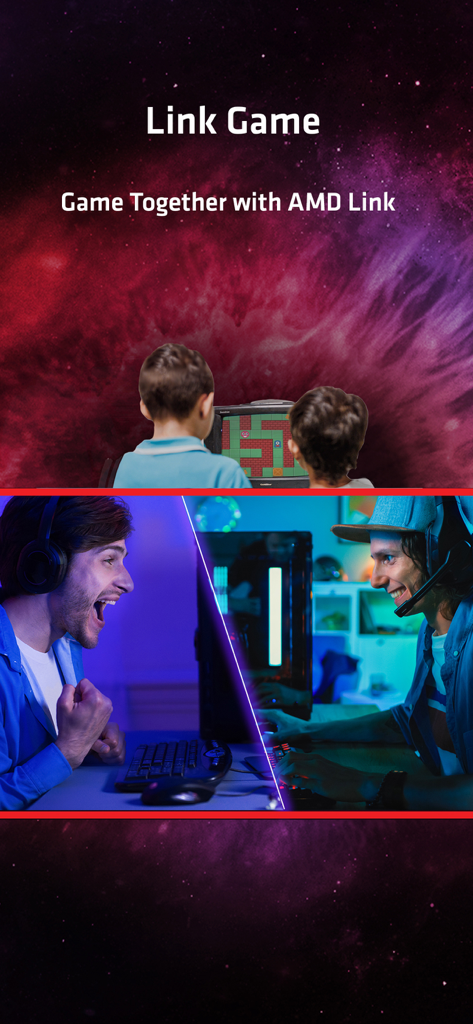 Gamers using AMD Link to play together on multiple devices