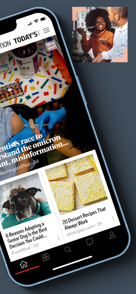 Flipboard: The Social Magazine - Interfaccia dell'app Flipboard che mostra notizie curate e articoli di lifestyle in un layout a griglia