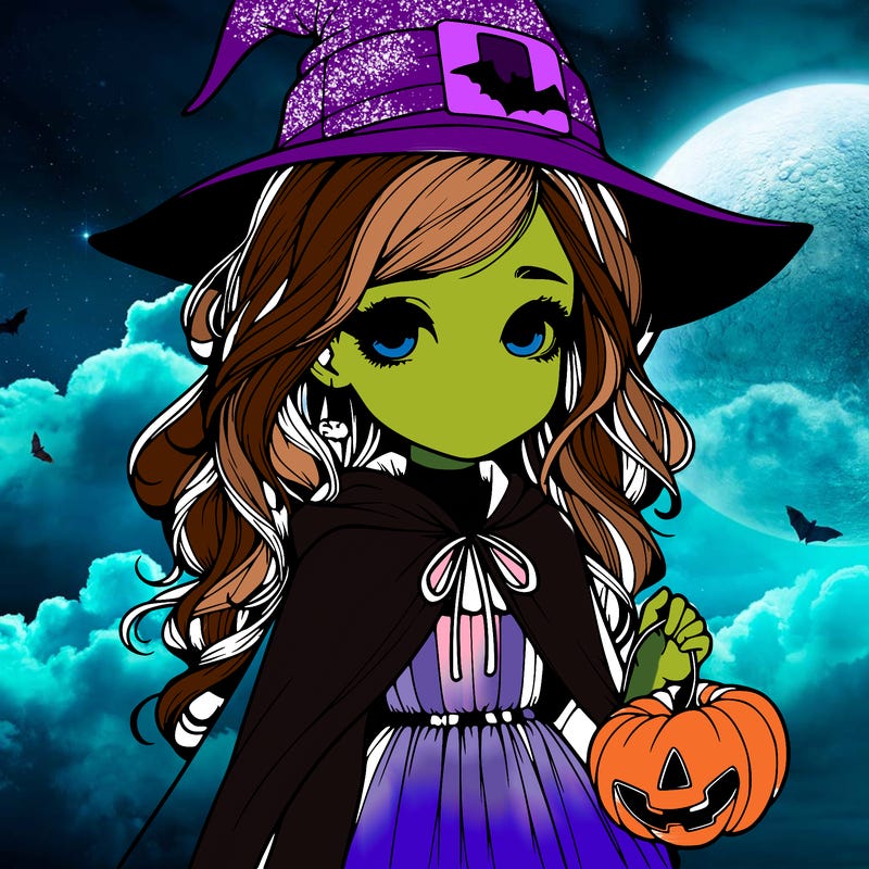 realistic girl halloween