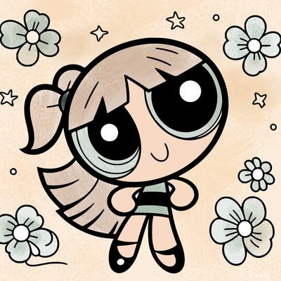 a powerpuff girl