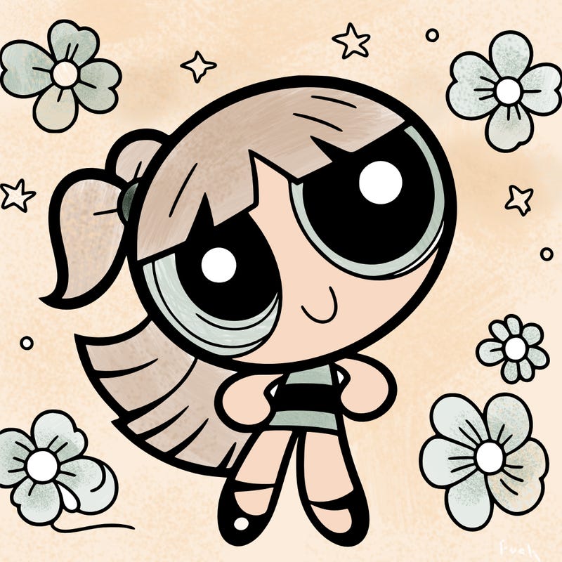 a powerpuff girl