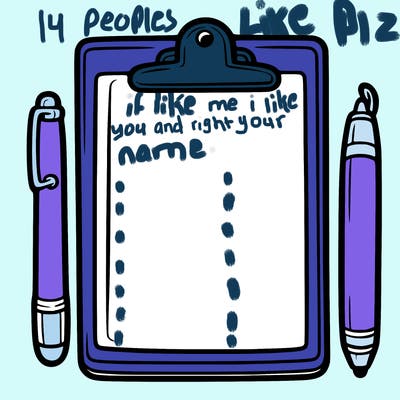 blank clip board with pen