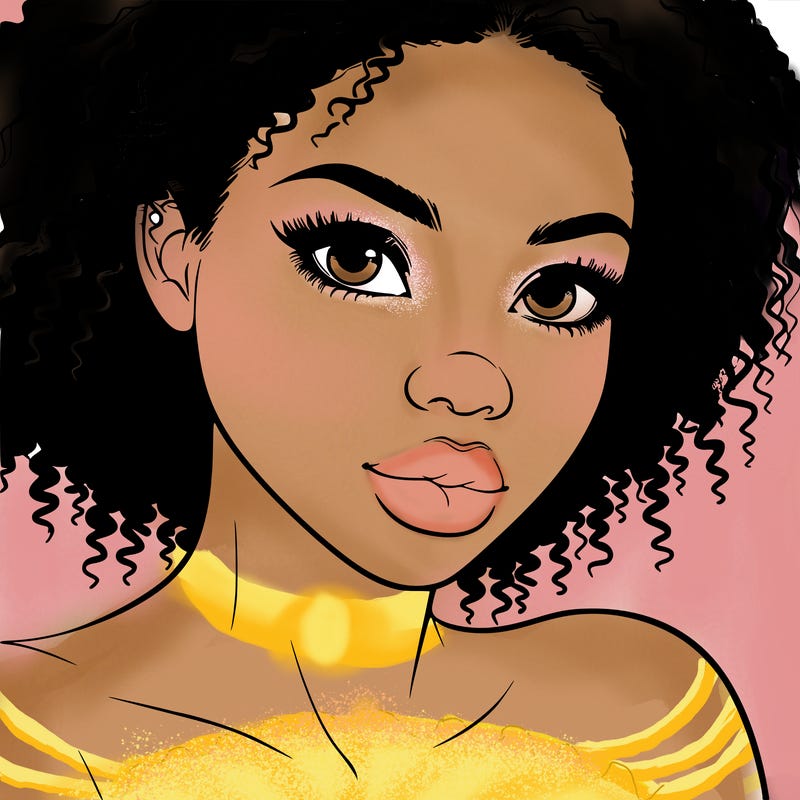 realistic black girl