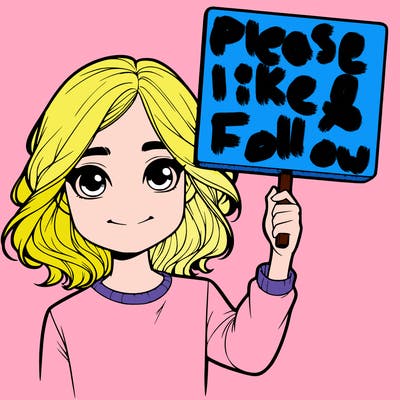 realistic girl holding up a sign