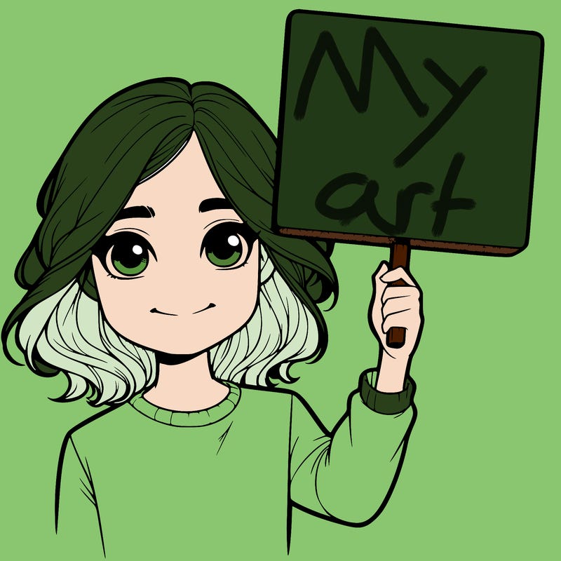 realistic girl holding up a sign