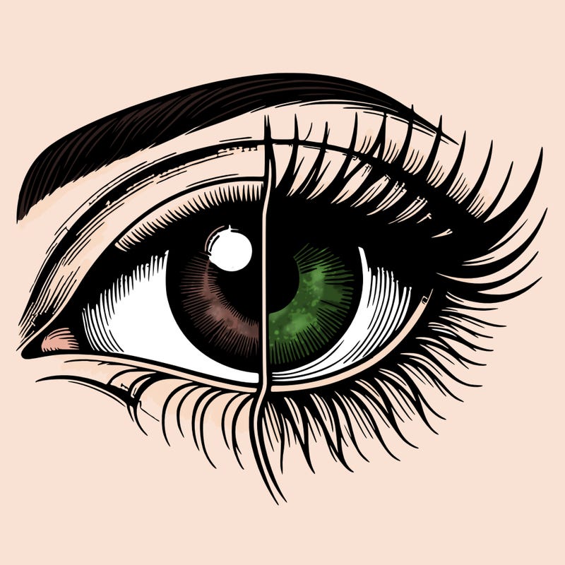 realistic eye split