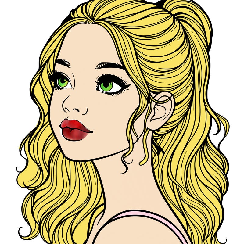 beautiful realistic girl