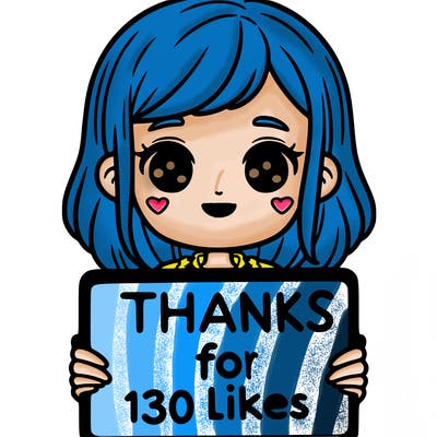 girl holding a sign that says thanks for 130 likes