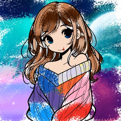 shy pretty girl wearing a sweater that is falling off one shoulder portrait