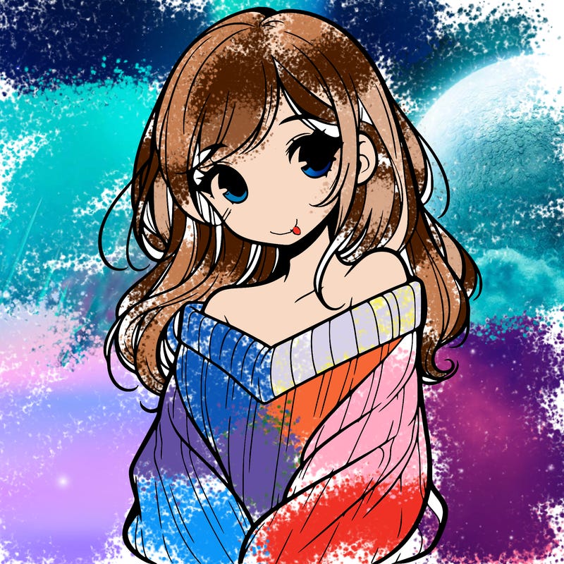 shy pretty girl wearing a sweater that is falling off one shoulder portrait