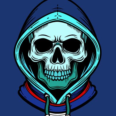 skull hoodie