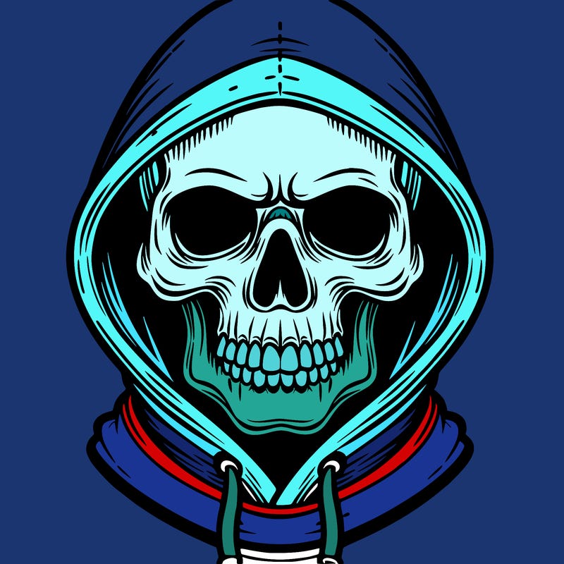 skull hoodie