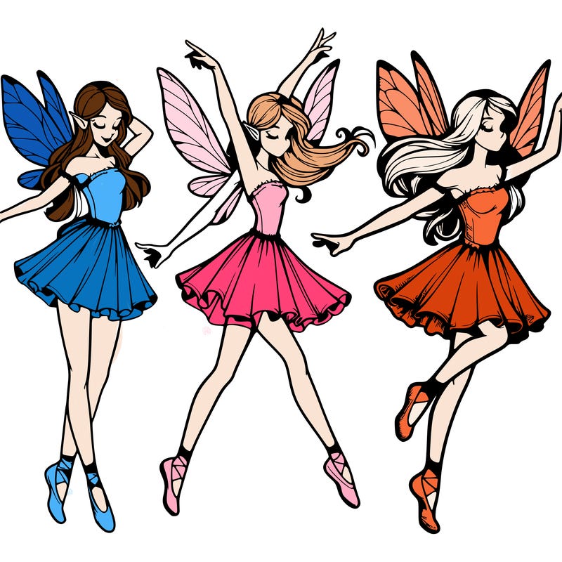 realistic dancing fairy