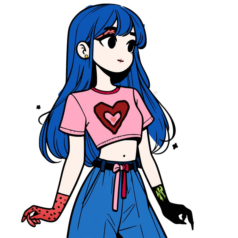 girl in a cute crop top