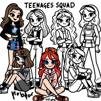 teenage girls squad