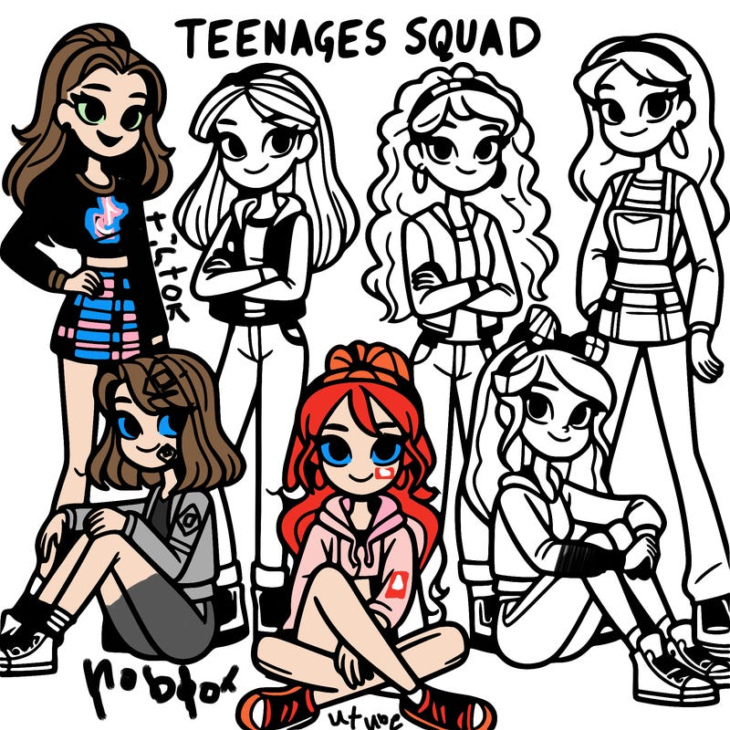 teenage girls squad