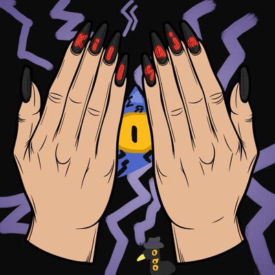 two hands with nice nails