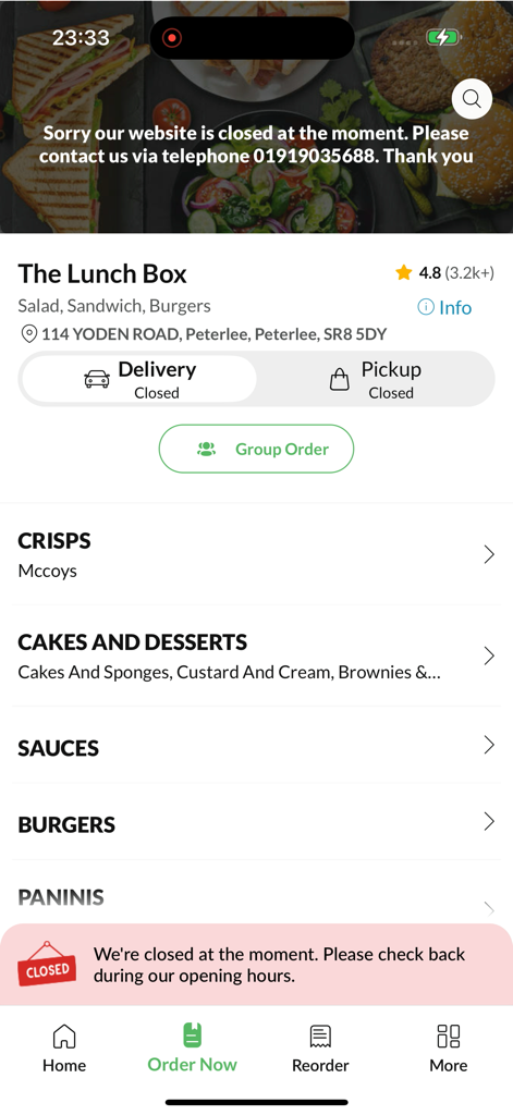 The Lunch Box, - Food & Drink App | MWM