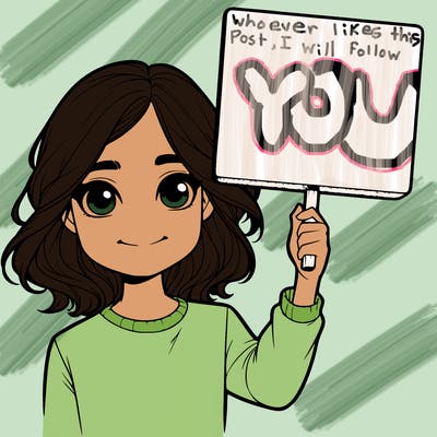 realistic girl holding up a sign