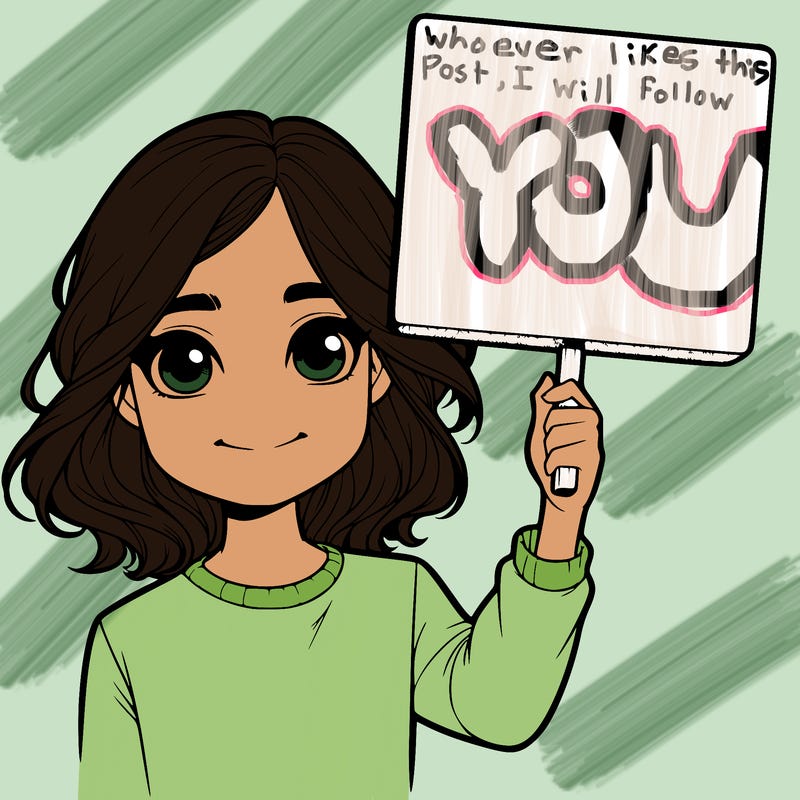 realistic girl holding up a sign