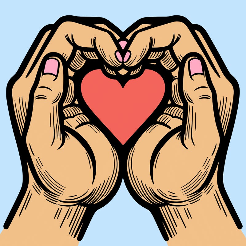 hands making a heart