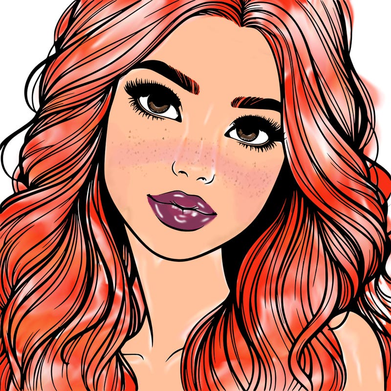 beautiful realistic girl