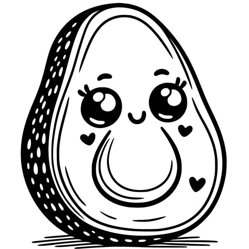 smiling avacado