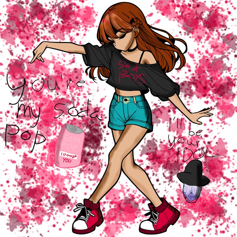 realistic girl danceing