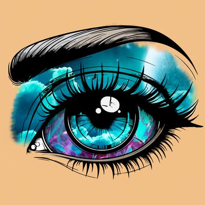 realistic eye